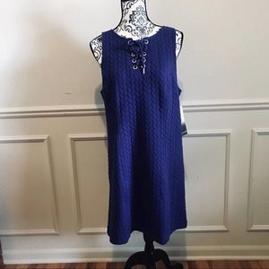 KENSIE | Purple Sleeveless Dress Size L NWT